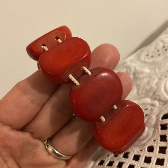 ✨Tested ✨BAKELITE Bracelet / chunky genuine Bakelite - Picture 9 of 16